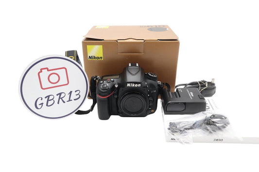 Nikon D610 DSLR Camera 24.3MP Body Only FX, Shutter Count 8646, V.G. REFURBISHED
