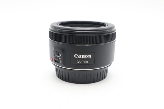 Canon 50mm Prime Lens f/1.8 STM EF Sharp, Portrait, Full Frame, Good REFURBISHED