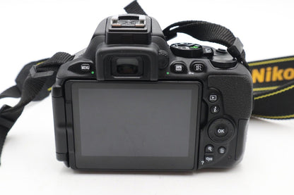 Nikon D5600 24MP Camera DSLR with 18-55mm, Shutter Count 1878, V.G. REFURBISHED