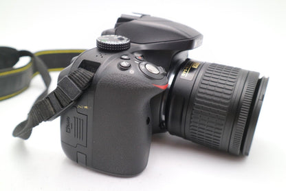 Nikon D3300 DSLR Camera 24.2MP with 18-55mm Shutter Count 4052 , 1 Year Warranty