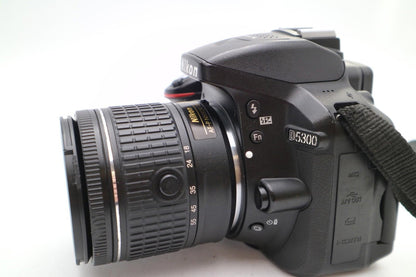 Nikon D5300 24.2MP Camera DSLR with 18-55mm, Shutter Count 11033, Good Condition