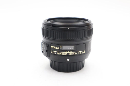 Nikon 50mm Prime Lens F/1.8 G Nikkor AF-S, Very Sharp Portrait, Good REFURBISHED