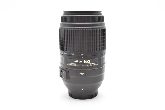Nikon 55-300mm Telephoto Lens AF-S VR F4.5-5.6 DX G ED Stabilised, REFURBISHED