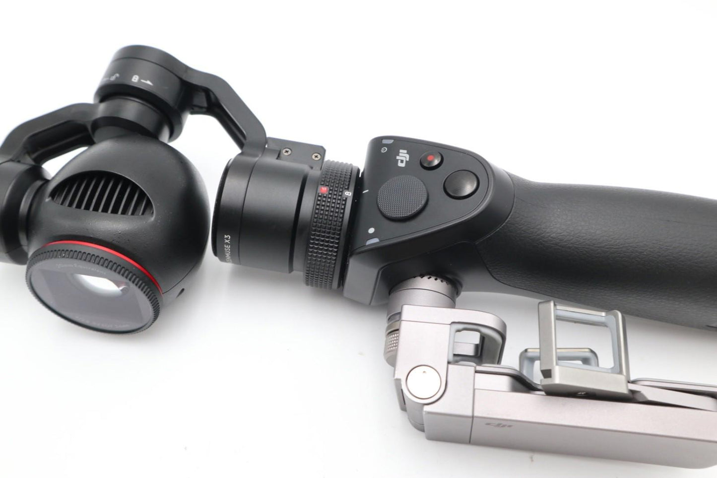 DJI OSMO Hand-Held Stabiliser with ZEMMUSE X3, 4k Gimbal Camera, V.G REFURBISHED