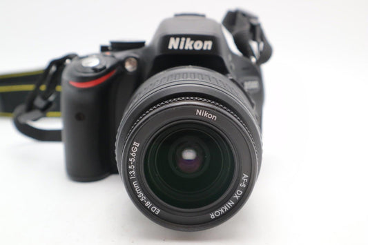 Nikon D5100 DSLR Camera 16.2MP with 18-55mm, Shutter Count 4634 Good REFURBISHED