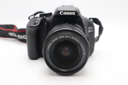 Canon 600D DSLR Camera 18MP with 18-55mm, Shutter Count 11950, Good REFURBISHED