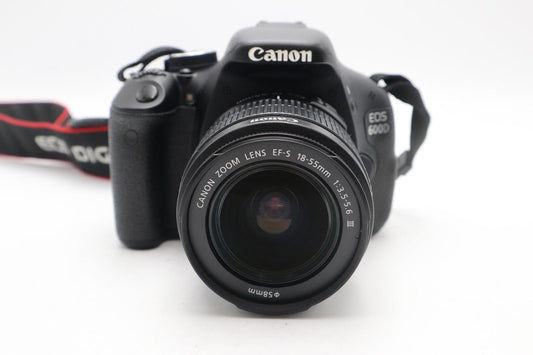 Canon 600D DSLR Camera 18MP with 18-55mm, Shutter Count 11950, Good REFURBISHED