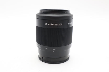 Sony 55-200mm F4-5.6 Lens, SAL55200, Telephoto Sony for A-Mount, 1 Year Warranty
