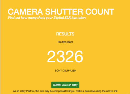 Sony Alpha A230 Camera DSLR 10.2MP with 18-55mm, Shutter Count 2326, REFURBISHED