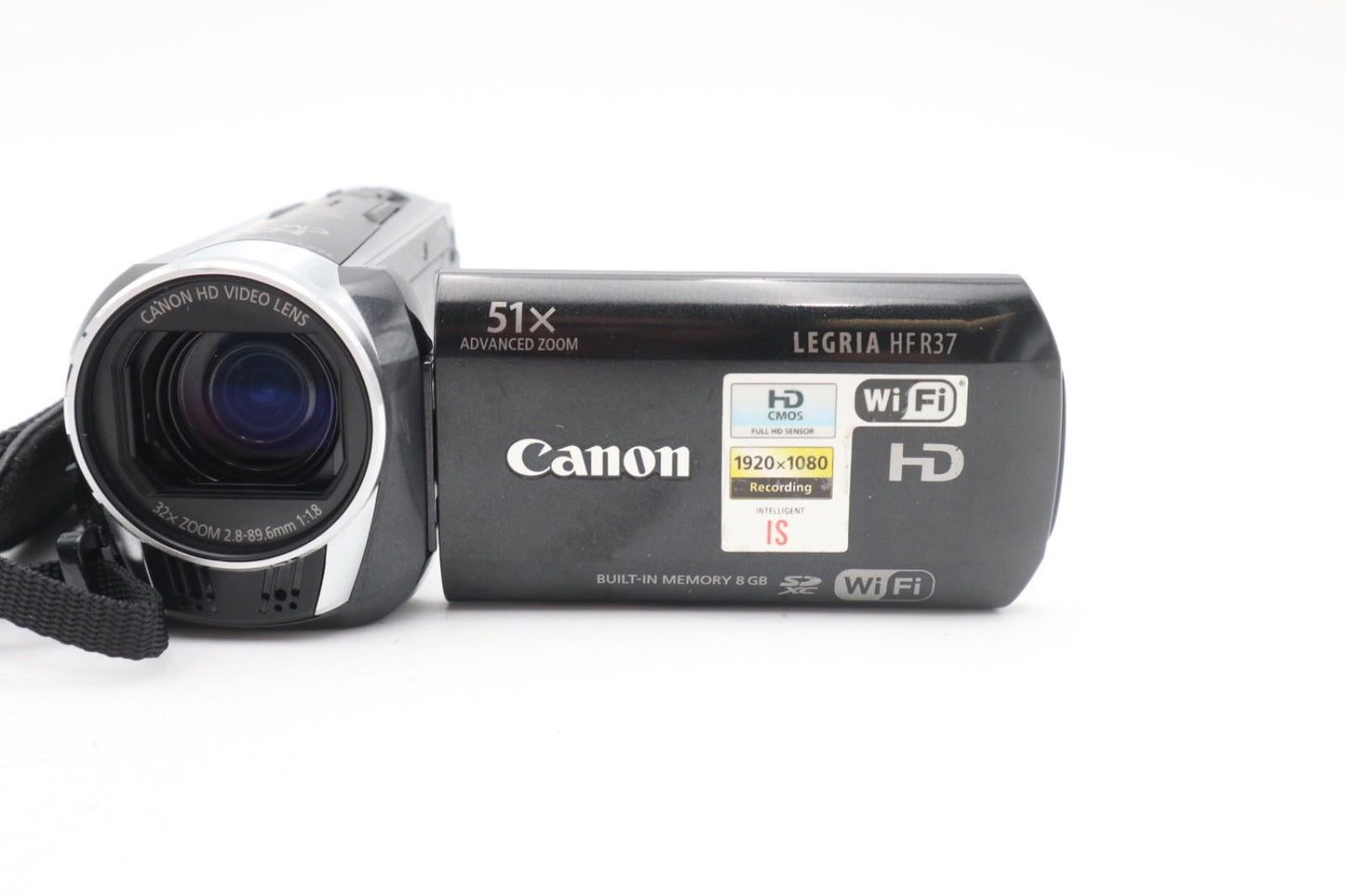 Canon Legria HF R37 Camcorder, FULL HD, 51X Zoom, Wi-Fi, Good REFURBISHED