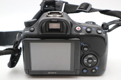 Sony A58 DSLR Camera 20.1MP with 18-250mm, Shutter Count 13192, Good Condition