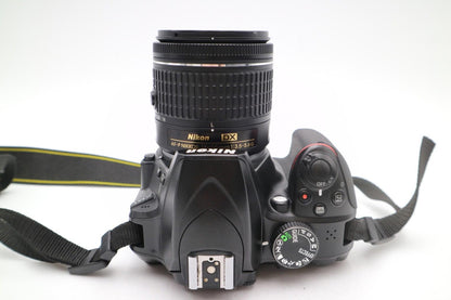 Nikon D3400 DSLR Camera 24.2MP with Nikon 18-55mm AF-P Lens, Good Condition