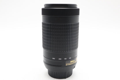 Nikon 70-300mm Telephoto Lens F/4.5-6.3 G ED DX VR, AF-P, Very Good REFURBISHED