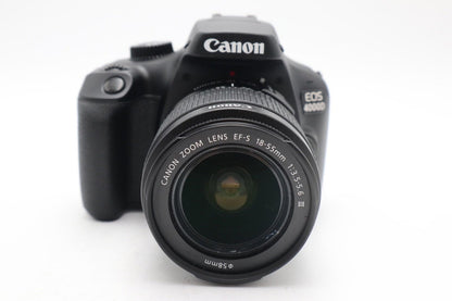 Canon 4000D Camera DSLR 18.0MP with 18-55mm, Shutter Count 98, V.G. REFURBISHED