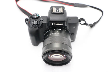 Canon M50 24MP Camera kit with 15-88mm STM Lens, 15000 Shutter Count REFURBISHED