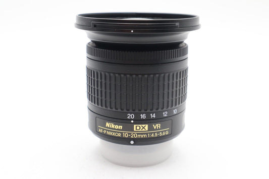 Nikon 10-20mm Wide-Angle Lens F4.5-5.6 G AF-P VR, Stabilised, Excellent REFURB.