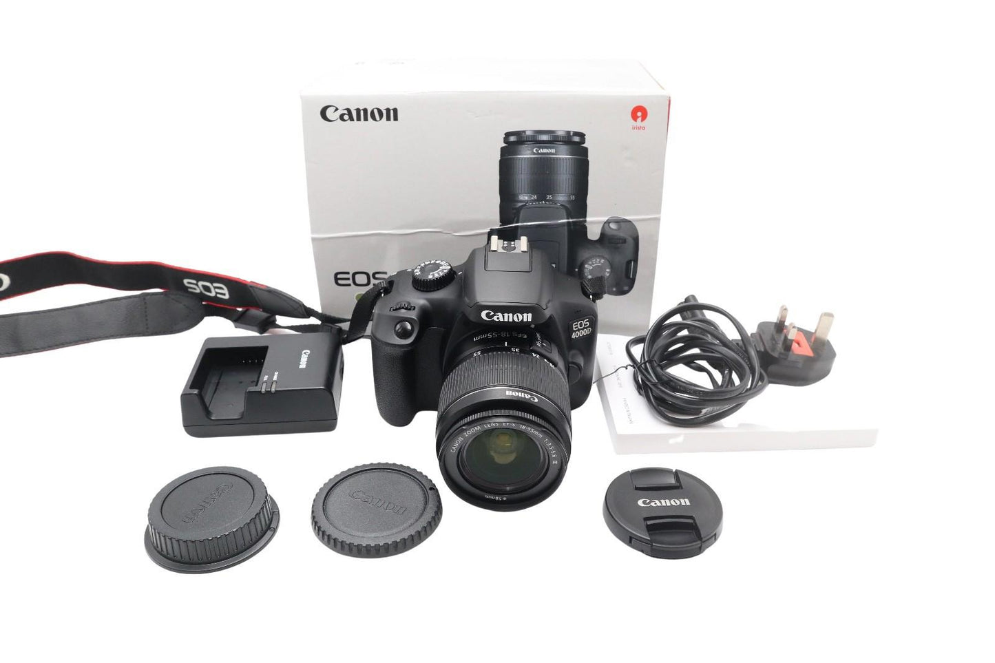 Canon 4000D Camera DSLR 18.0MP with 18-55mm, Shutter Count 1010, Exc REFURBISHED