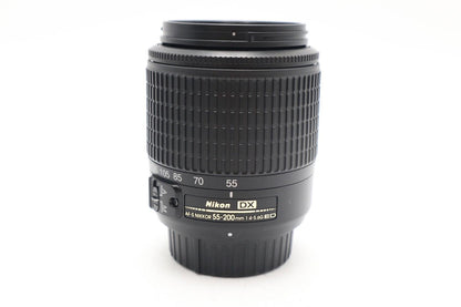 Nikon 55-200mm Telephoto Lens F/4-5.6 AF-S DX ED , V. GOOD REFURBISHED