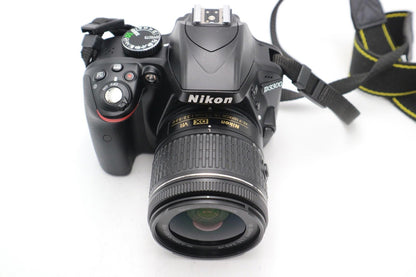Nikon D3300 DSLR Camera 24.2MP with 18-55mm, Shutter Count 4379, Very Good Cond.