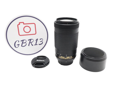 Nikon 70-300mm Telephoto Lens F/4.5-6.3 G ED DX VR, AF-P, Very Good REFURBISHED