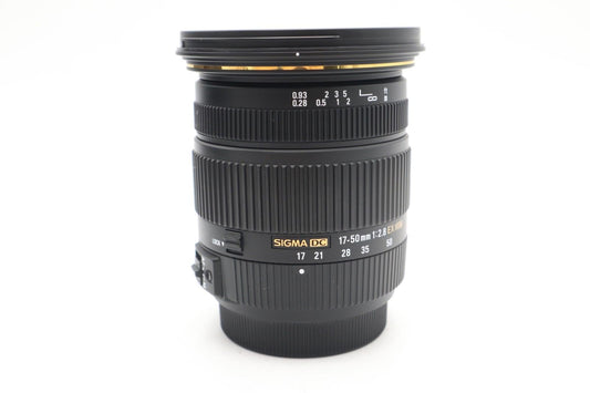 Sigma 17-50mm All-Around Lens F2.8 EX DC for Sony A-Mount DSLR, Very Good Cond.