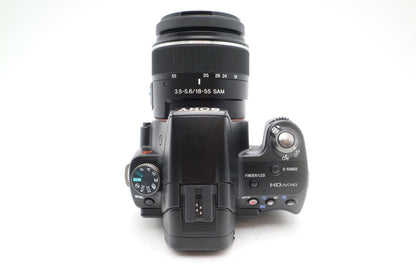 Sony A55 Camera DSLR 16.2MP with 18-55mm, 6209 Photos Taken, Good Condition