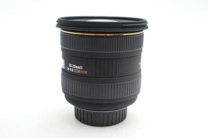 Sigma 10-20mm Lens F4-5.6 EX HSM DC AF Wide Angle for Nikon DX, Good Condition