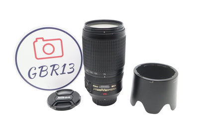 Nikon 70-300mm Telephoto Lens F4.5-5.6 G VR Full Frame Stabilised Good Condition