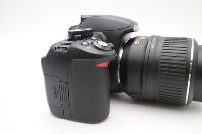 Nikon D3100 DSLR Camera 14.2MP with Nikon 18-55mm VR Lens, Good Condition