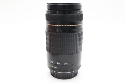 Canon 75-300mm Lens EF F4-5.6 USM, Ultrasonic Zoom,Telephoto, Good Condition