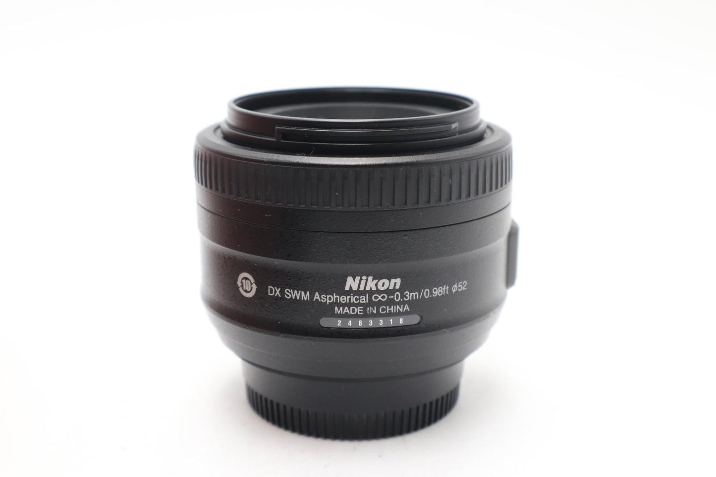 Nikon 35mm Prime Lens F1.8G AF-S DX SWM Very Sharp Portrait, Good REFURBISHED