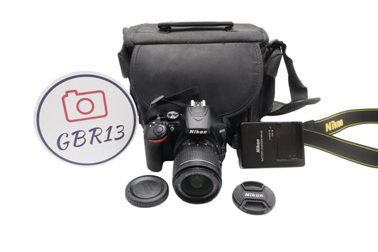 Nikon D3500 DSLR Camera 24.2MP with 18-55mm, Shutter Count 480 V.G. REFURBISHED