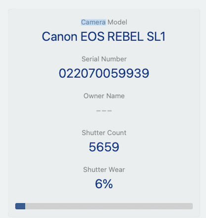 Canon 100D DSLR Camera 18MP with 18-55mm Shutter Count 5659, Good REFURBISHED