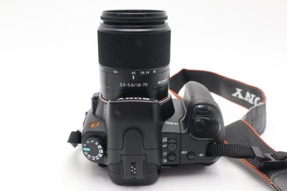 Sony Alpha A300 Camera 10.2MP DSLR with Sony 18-70mm Lens, Good REFURBISHED
