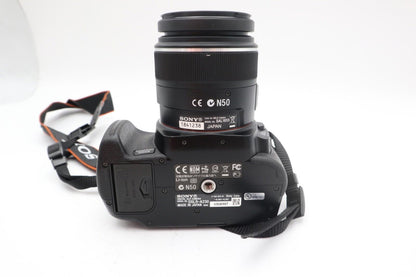 Sony Alpha A230 Camera DSLR 10.2MP with 18-55mm, Shutter Count 785, REFURBISHED