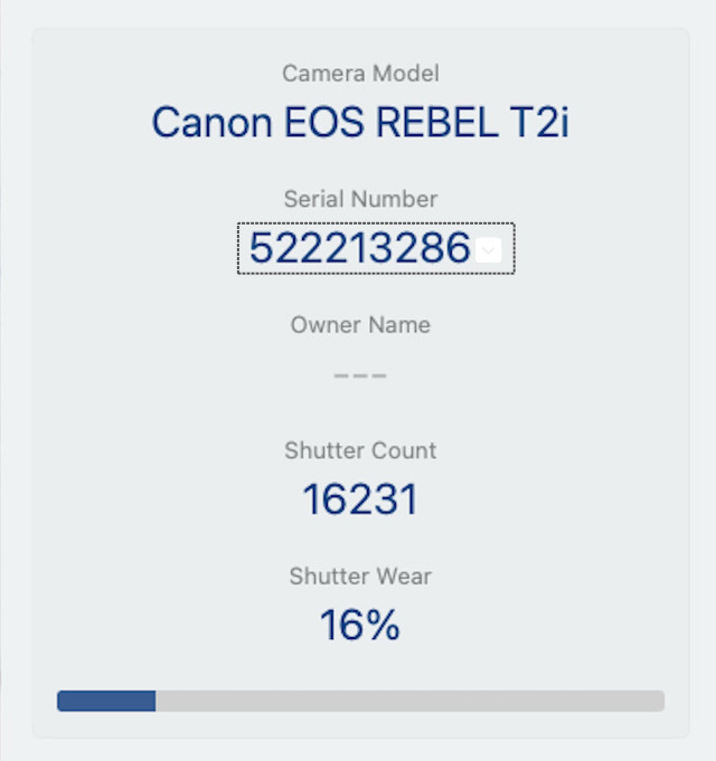 Canon 550D DSLR Camera 18.0MP with 18-55mm, Shutter Count 16231, Good Condition