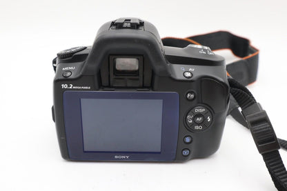 Sony Alpha A230 Camera DSLR 10.2MP with 18-55mm, Shutter Count 2326, REFURBISHED
