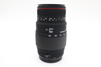 Sigma 70-300mm f/4-5.6 Lens APO Zoom Macro, Telephoto for Canon, Very Good Cond.