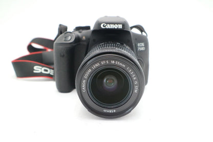 Canon 750D DSLR Camera 24.2MP + 18-55mm Kit Lens | G Refurbished | 12M Warranty
