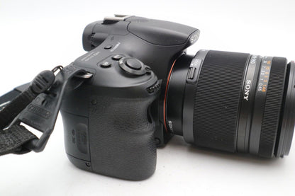 Sony A58 DSLR Camera 20.1MP with 18-250mm, Shutter Count 13192, Good Condition