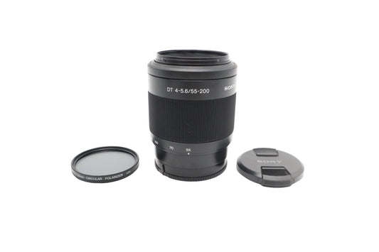 Sony 55-200mm F4-5.6 Lens, SAL55200, Telephoto Sony for A-Mount, V. G. REFURB.