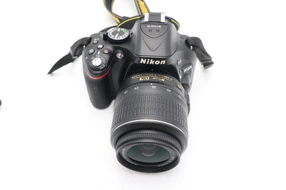 Nikon D5200 DSLR Camera 24.1MP with 18-55mm, Shutter Count 8402 V.G. REFURBISHED
