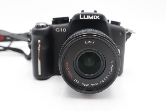 Panasonic G10 Mirrorless Camera 12.1MP with 14-42mm, Shutter C. 2972 REFURBISHED