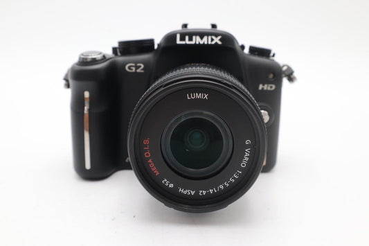 Panasonic G2 Camera Kit with 14-42mm Lens, Shutter Count 5454, Good REFURBISHED