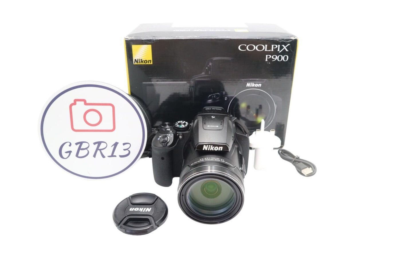 Nikon COOLPIX P900 Camera 16MP Compact Premium, Zoom 83x, Good Condition
