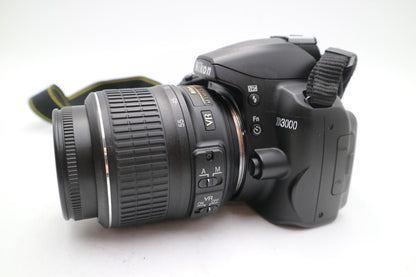 Nikon D3100 DSLR Camera 14.2MP with 18-55mm, Shutter Count 3839, Very Good Cond.