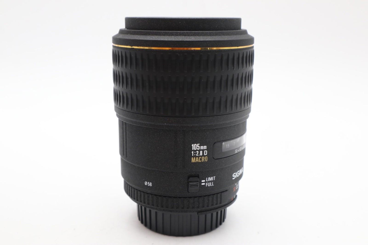 Sigma 105mm Macro Lens f/2.8 EX DG, Close-Up, for Nikon F-Mount, VG. REFURBISHED