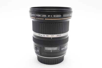 Canon 10-22mm Wide-Angle Lens f/3.5-4.5 USM, Ultra Sonic Motor, Good REFURBISHED