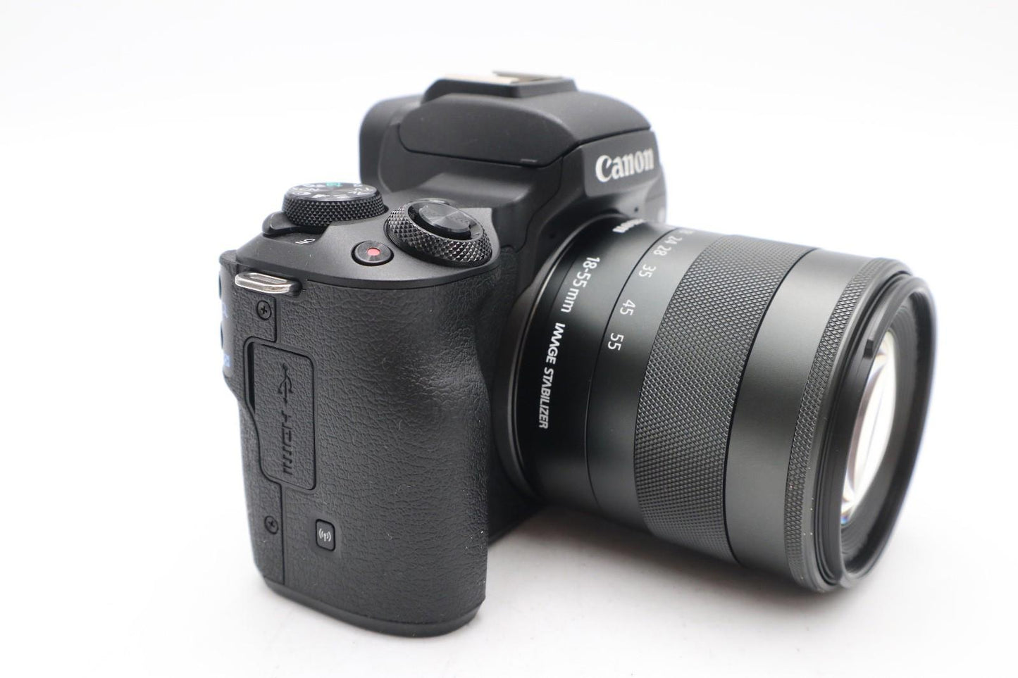 Canon M50 24MP Camera kit with 18-55mm STM Lens, 1000 Shutter Count REFURBISHED