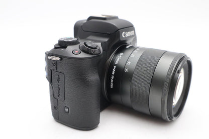 Canon M50 24MP Camera kit with 18-55mm STM Lens, 1000 Shutter Count REFURBISHED